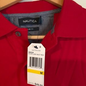 NWT Red Nautical Polo